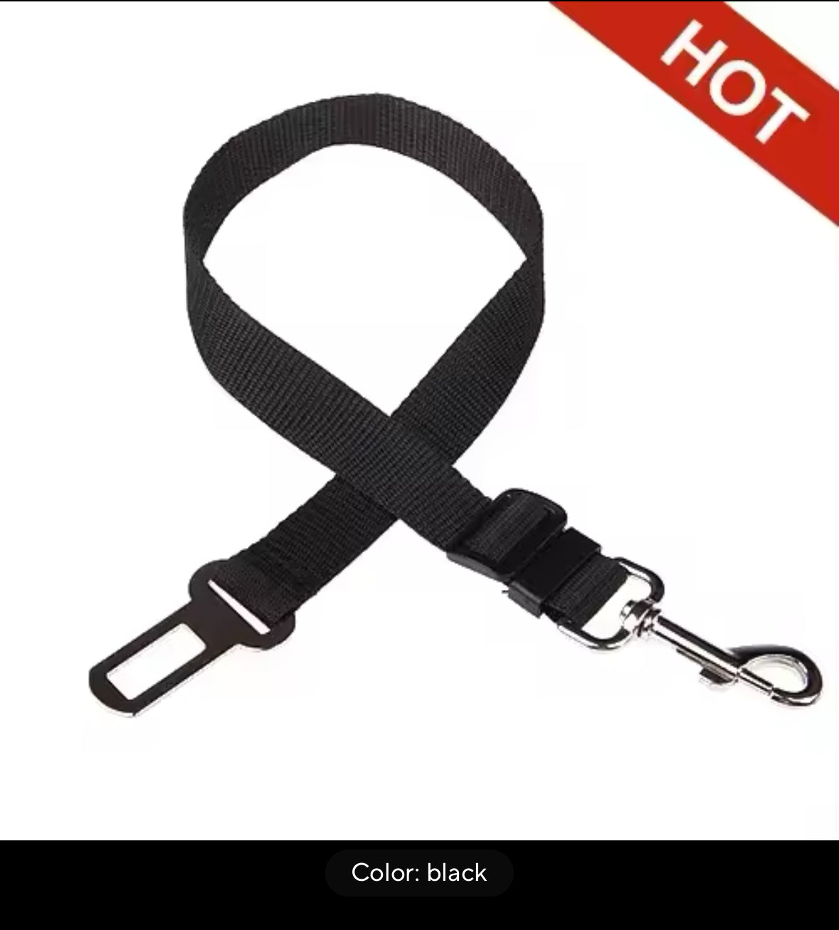 Adjustable Dog Car Seat Belt