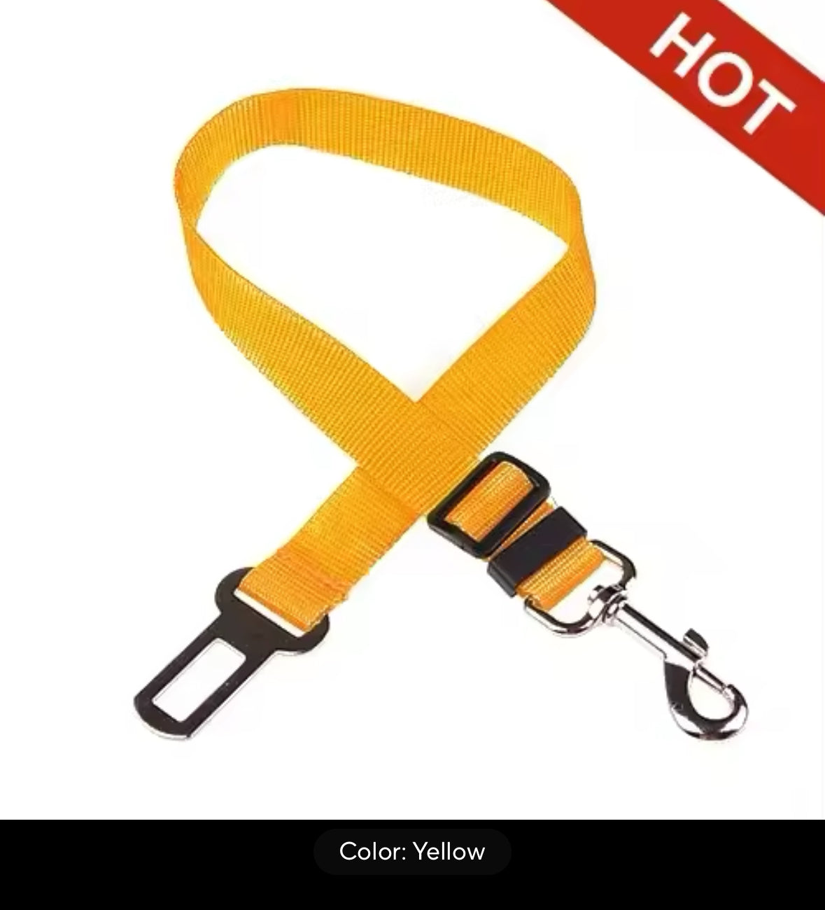 Adjustable Dog Car Seat Belt